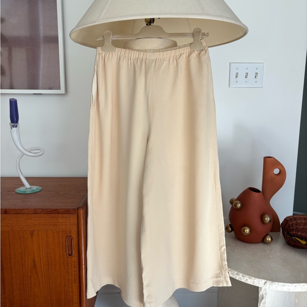 The Row crop palazzo pants  size Medium